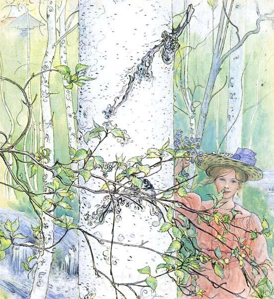 Carl Larsson Spring Norge oil painting art